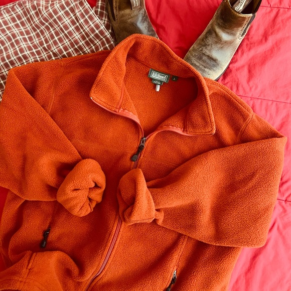L.L. Bean Other - LLBEAN oversized pumpkin fleece